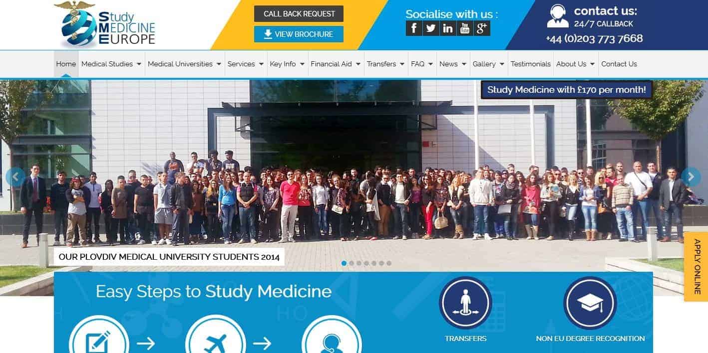 Study Medicine Europe Website Has A New Look!