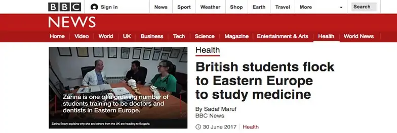 BBC Health Article features SME