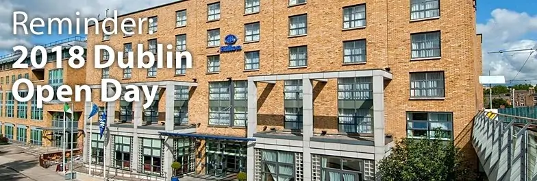2018 Dublin Open Day Imminent