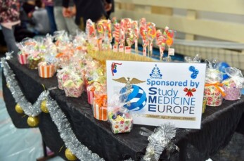 Social Events - Christmas Charity Light Up 2016- Study Medicine Europe