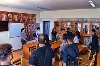 Student at Networking Event in University of Traditional Medicine in Armenia